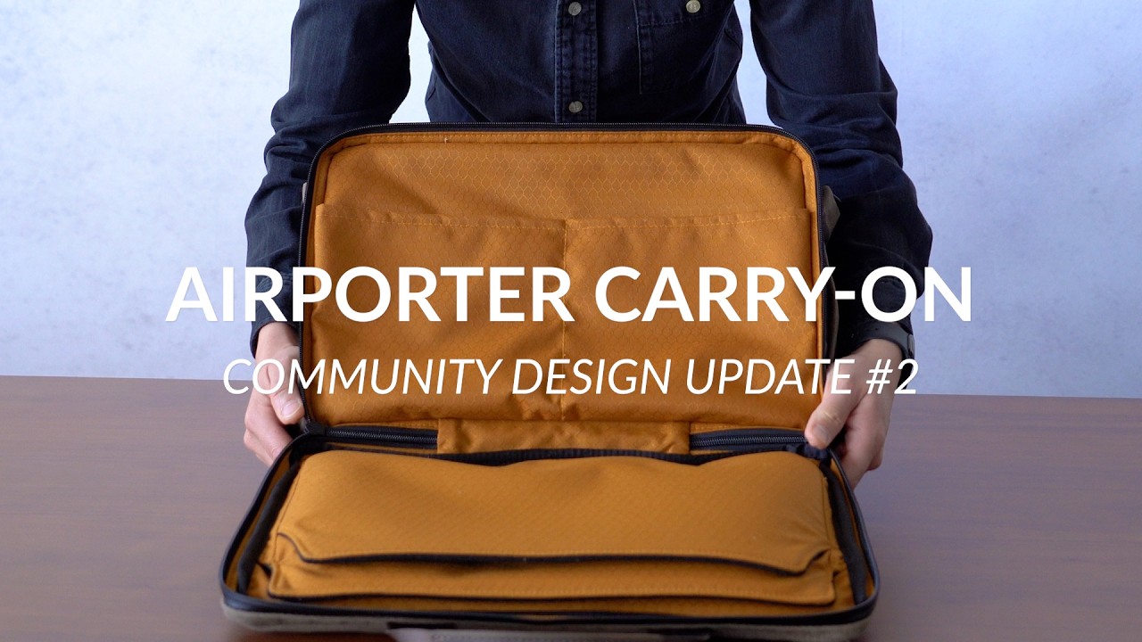 Air Porter Community Design Update #2 ~ The best underseat bag is 