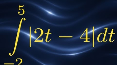 Definite Integral of Absolute Value Function Explained