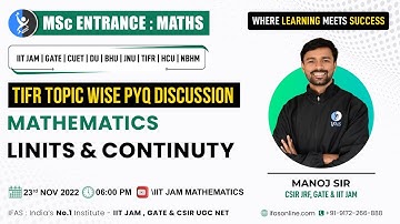 𝐋𝐢𝐧𝐢𝐭𝐬 𝐀𝐧𝐝 𝐂𝐨𝐧𝐭𝐢𝐧𝐮𝐭𝐲 | 𝐓𝐈𝐅𝐑 𝐓𝐨𝐩𝐢𝐜𝐰𝐢𝐬𝐞 𝐏𝐘𝐐 𝐃𝐢𝐬𝐜𝐮𝐬𝐬𝐢𝐨𝐧 | 𝐌𝐚𝐭𝐡𝐞𝐦𝐚𝐭𝐢𝐜𝐬 | 𝐈𝐅𝐀𝐒