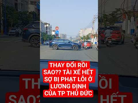 THAY ĐỔI RỒI SAO? biển báo R415 ở Lương Định Của Tp Thủ Đức thay đổi lái xe chú ý cẩn thận lỗi này