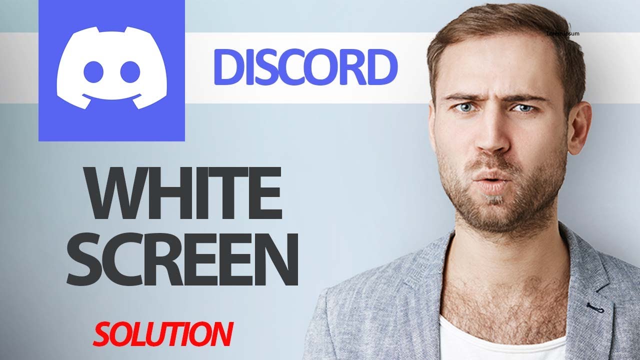 How To Fix Discord App White Screen Problem | Step By Step - YouTube