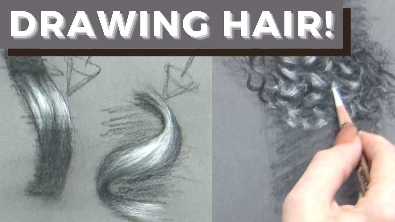 How to Draw Hair YouTube