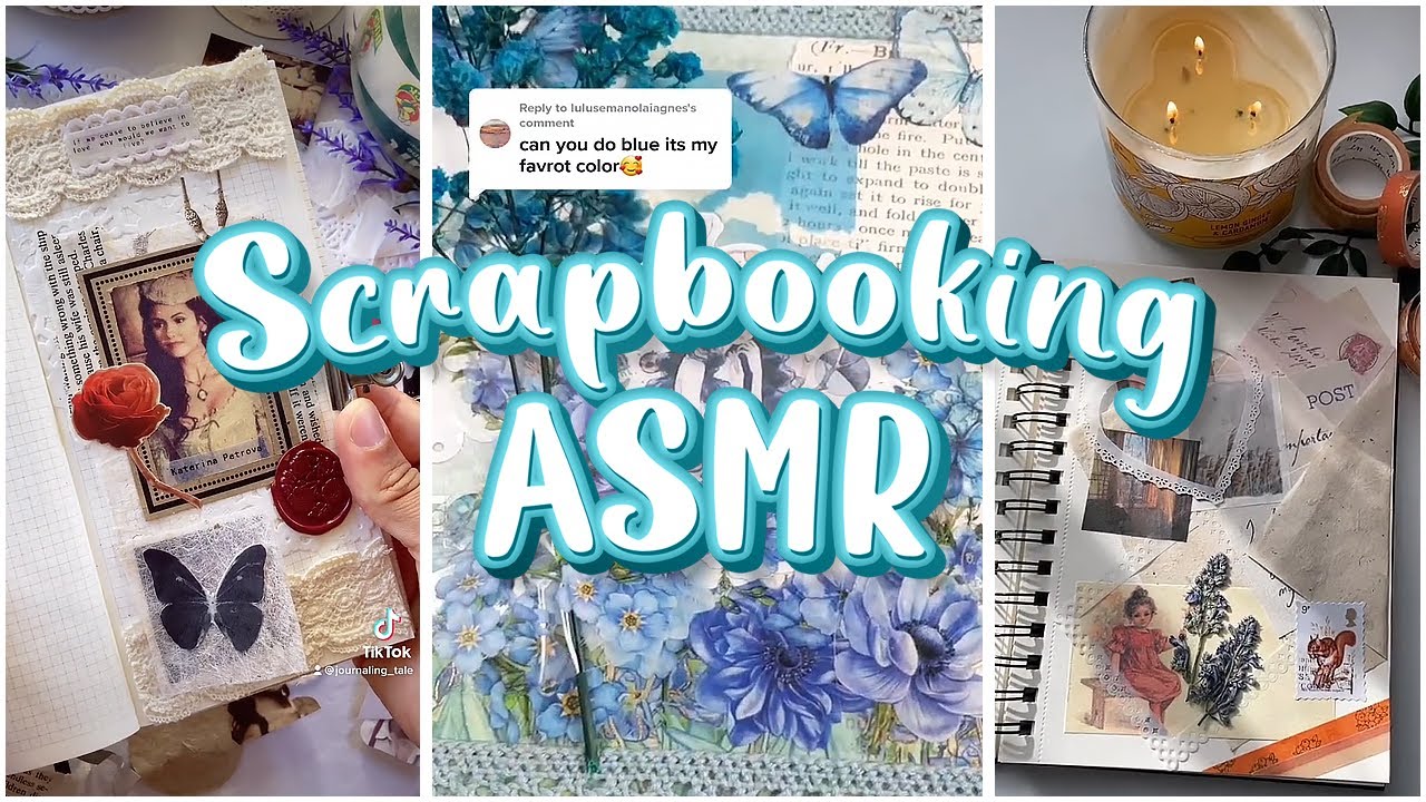 📖 Scrapbooking ASMR 💫 | TikTok Compilation #1