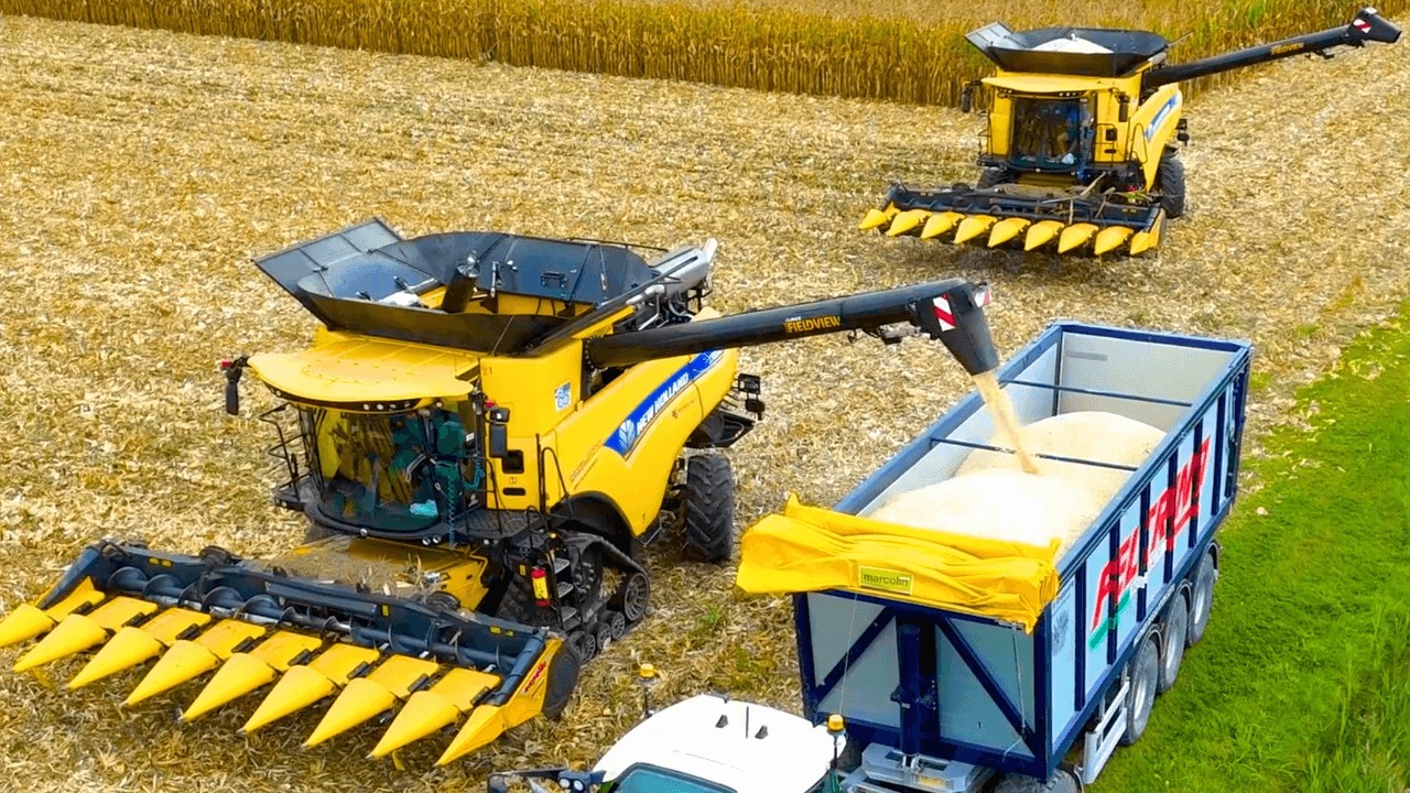 ОБМОЛОТ КУКУРУЗЫ ПОДБОРКА ЛУЧШЕГО ОТ NEW HOLLAND JOHN DEERE FENDT CASE IH
