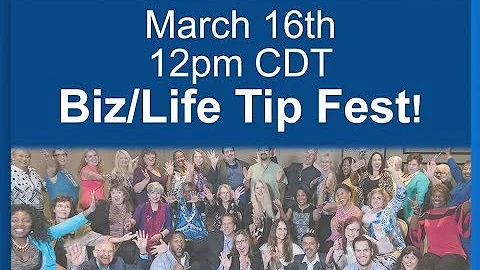 Biz Life Tip Fest March 16th