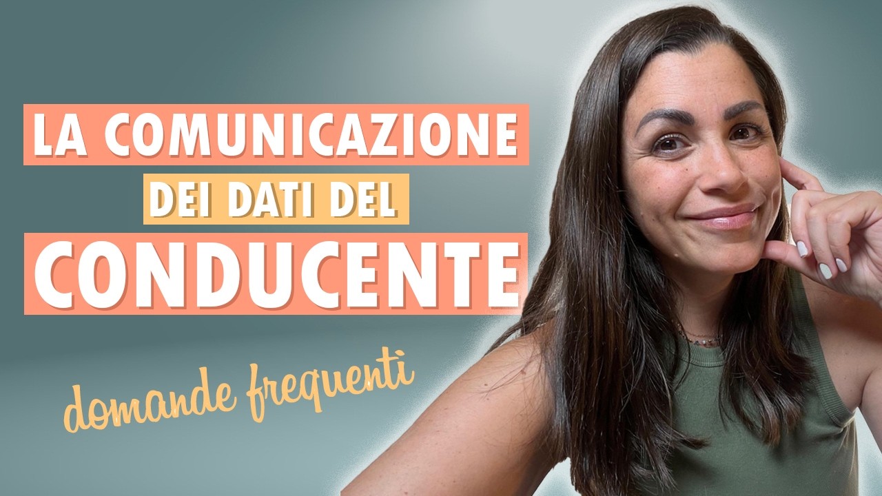 Comunicazione dati del conducente (domande frequenti)