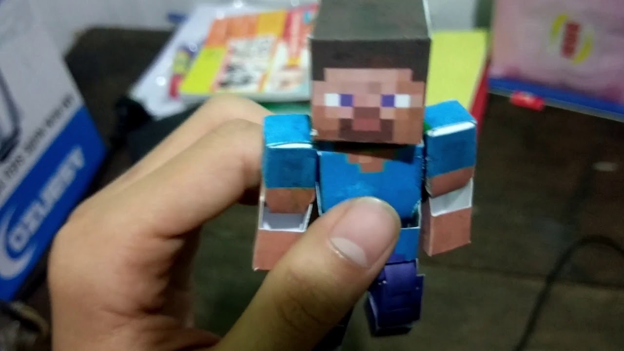 How to make a Minecraft Papercraft Bendable Steve - video Dailymotion