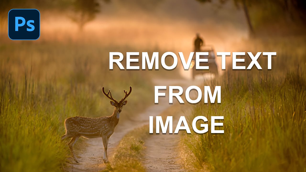 How to Remove Text from Image in Photoshop | Text Removal Photoshop ...