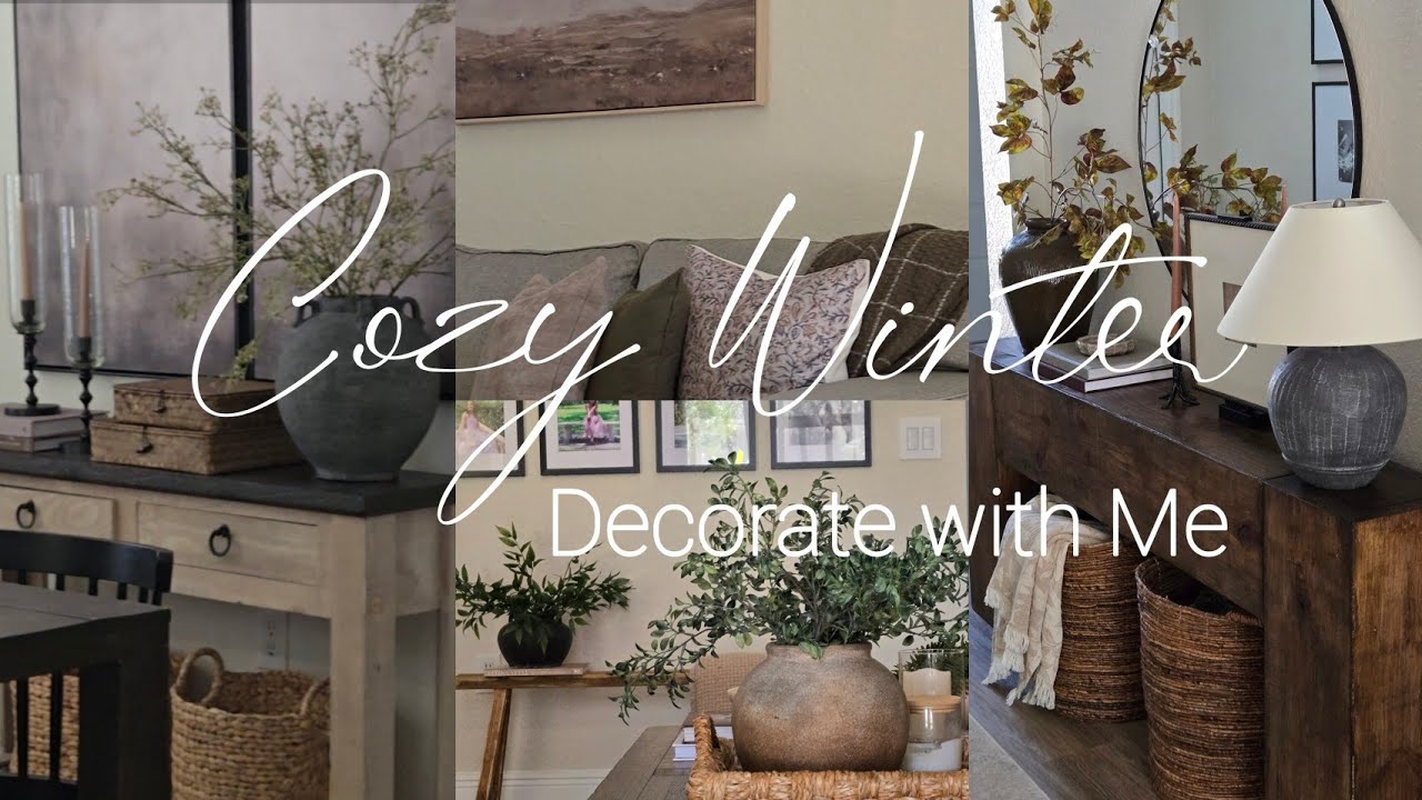 Cozy Winter Decorate with me | Calida decoracion invierno.