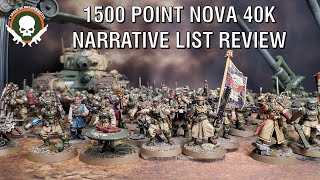 1500 Point Astra Militarum Narrative List Review (10th Edition)