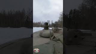 T-26 Tank Driving In Open Snow Field - Panssarimuseo