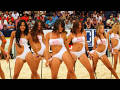 Cheerleaders on the beach volleyball championship