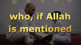 When Allah's Name Is Mentioned | Sheikh Mansour Al Salimi | Al Anfal 02