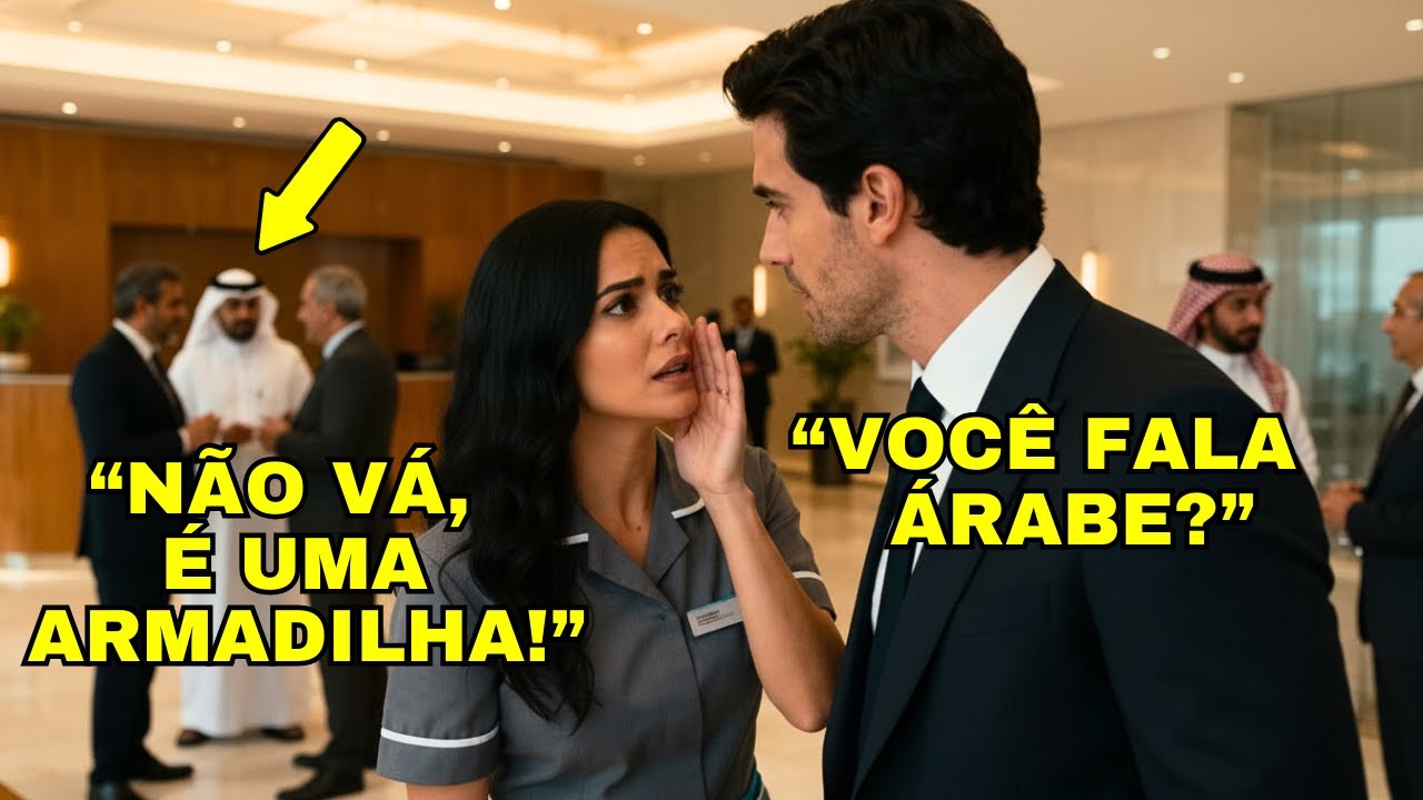 FAXINEIRA ESCUTOU OS ÁRABES E AVISOU O MILIONÁRIO... O QUE ELA FEZ EM SEGUIDA CHOCOU A TODOS