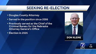 Douglas County attorney Don Kleine announces reelection bid