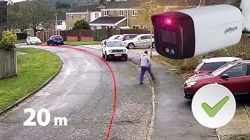 DAHUA TiOC : Active Deterrent Range Test