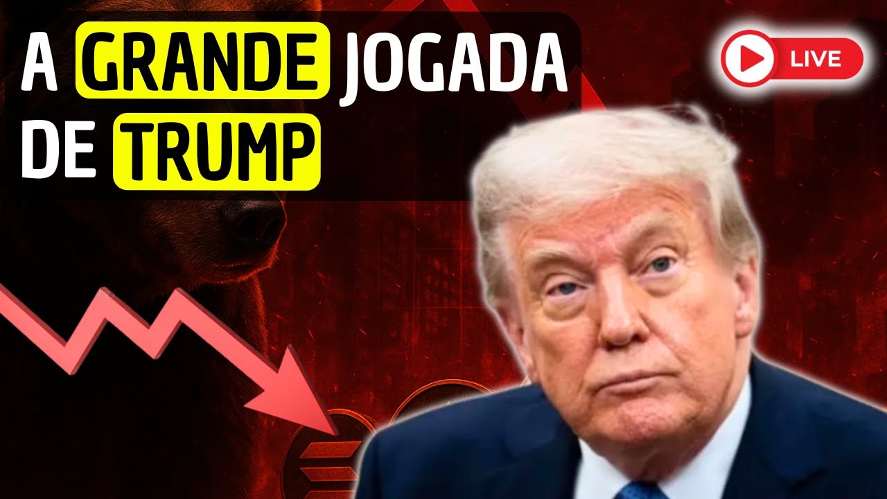 O GRANDE PLANO DE TRUMP - BITCOIN CORRIGIU FORTE