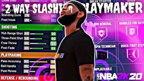 MY 2 WAY SLASHING PLAYMAKER DOMINATES THE 1V1 COURT ON NBA 2K20! MOST UNSTOPPABLE GURARD BUILD!