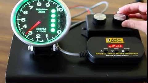 Auto Meter - Elite Nascar Pit Road Speed Tach Instrucional Video