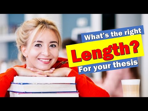 How Long Should Your Thesis Be? I Share Some Thoughts And My Own Numbers