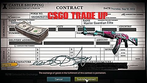 CSGO AK-47 Point Disarray trade up x3