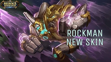 ROCKMAN NEW SKIN | PEDREGULHO - HEROES EVOLVED