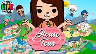 ¡Hacemos un House Tour por todas las casas de mis personajes! Toca Boca Life World