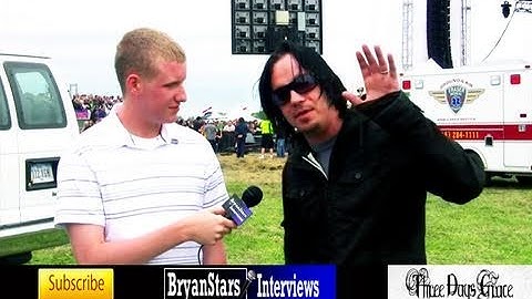 Three Days Grace Interview #2 Adam Gontier 2010