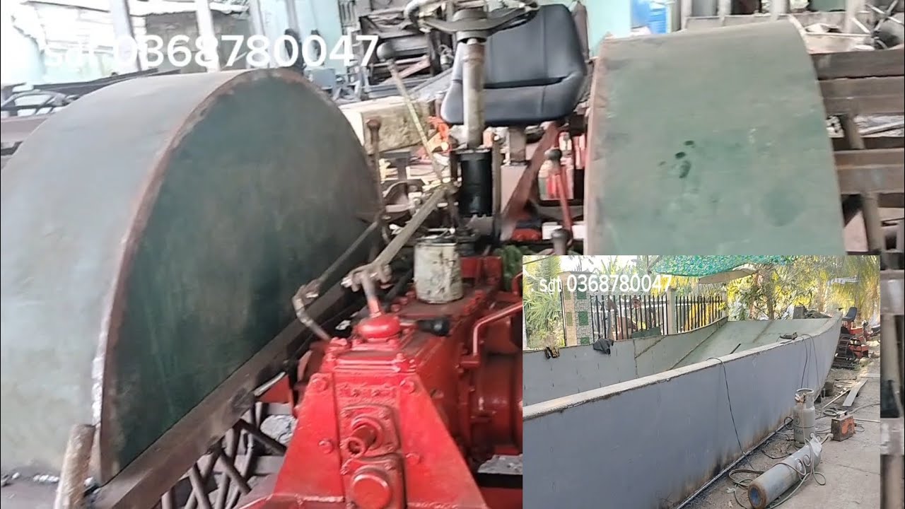 Chế lại máy xới cải tiến cho a khách ở Sóc Trăng và hàn phà máy cắt 105