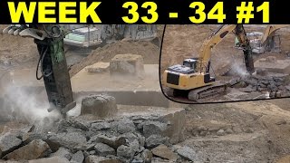 Demolition jackhammering episode 3: dual-camera time-lapse musical (Week 33-34, set 1)