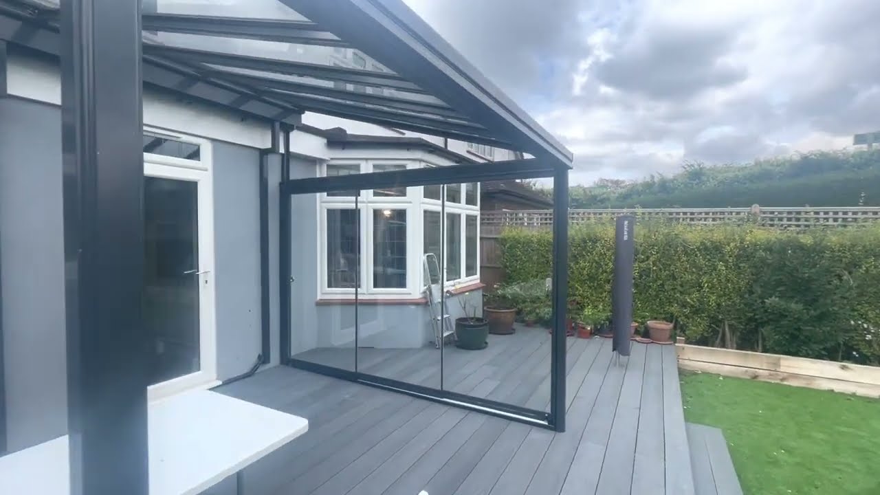 Glass Sliding Veranda Doors YouTube