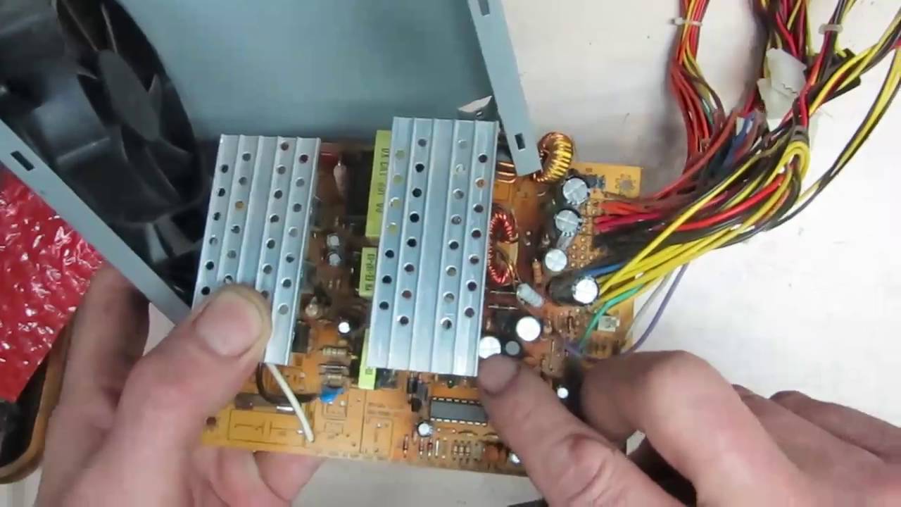 Ремонт блока питания ATX 2 - YouTube
