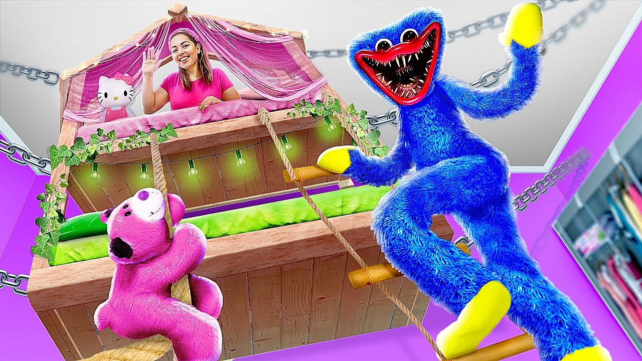 Khi Poppy Playtime có thật ngoài đời [Mình crush Huggy Wuggy] - YouTube