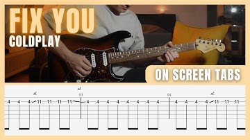 Fix You - Coldplay (Guitar Lesson/Tab)