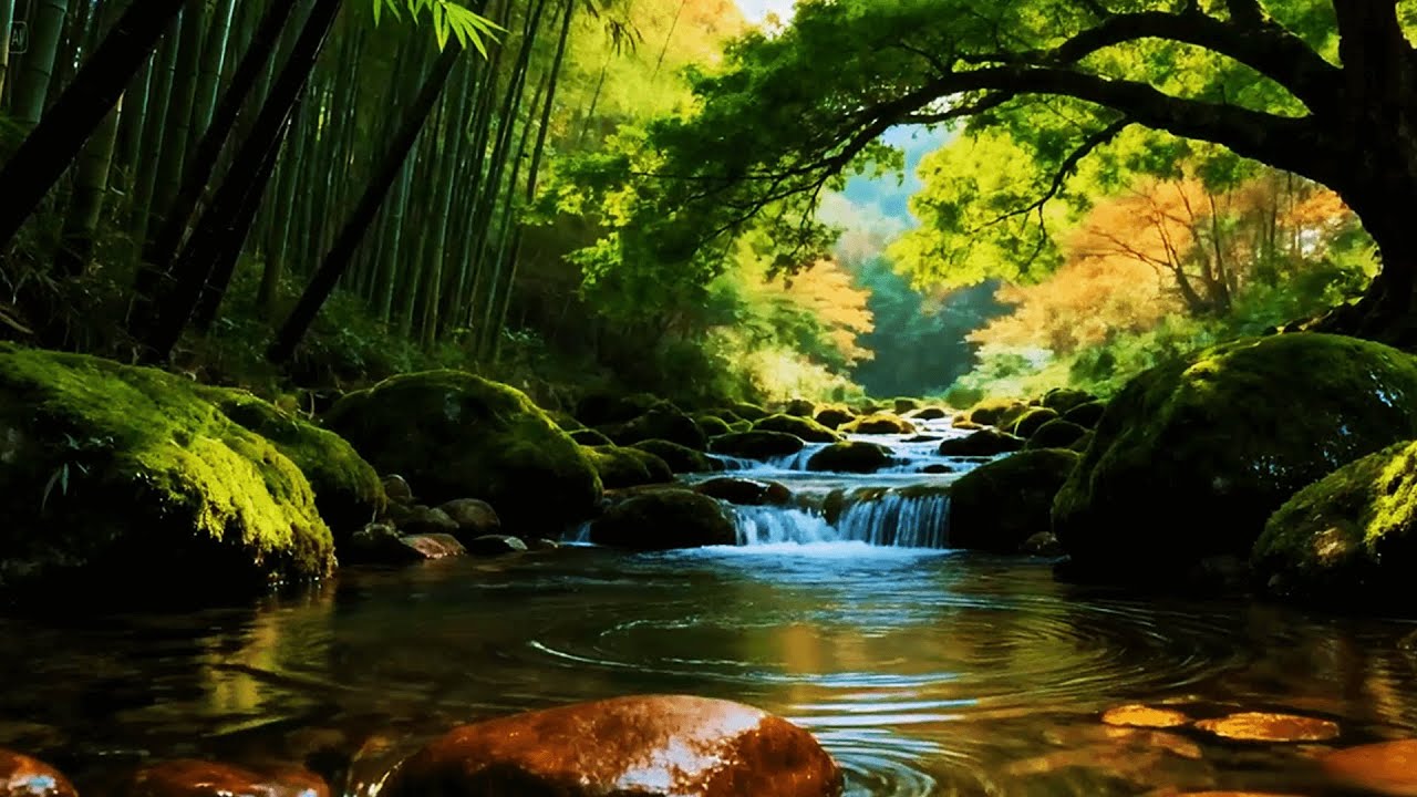 FOREST RIVER SOUNDS | THE MOST PEACEFUL NATURE SOUNDS FOR SLEEP, STUDY ...