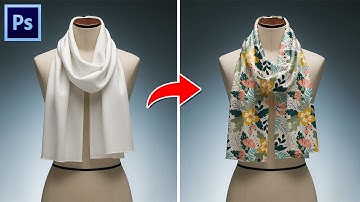 Cara Membuat Mockup Scarf di Photoshop
