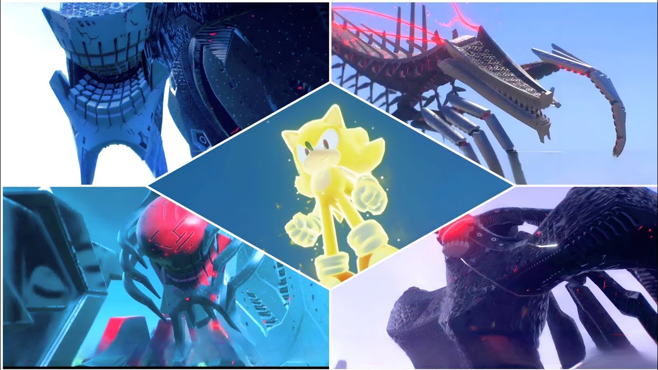All Titan Boss Battles - Sonic Frontiers (PS4) - YouTube