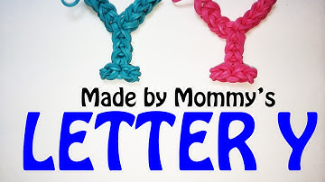 Rainbow Loom Letter Y Charm Using Just the Hook