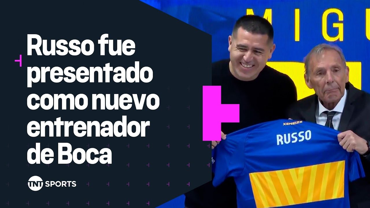 Miguel Ángel RUSSO fue PRESENTADO como NUEVO DT de BOCA