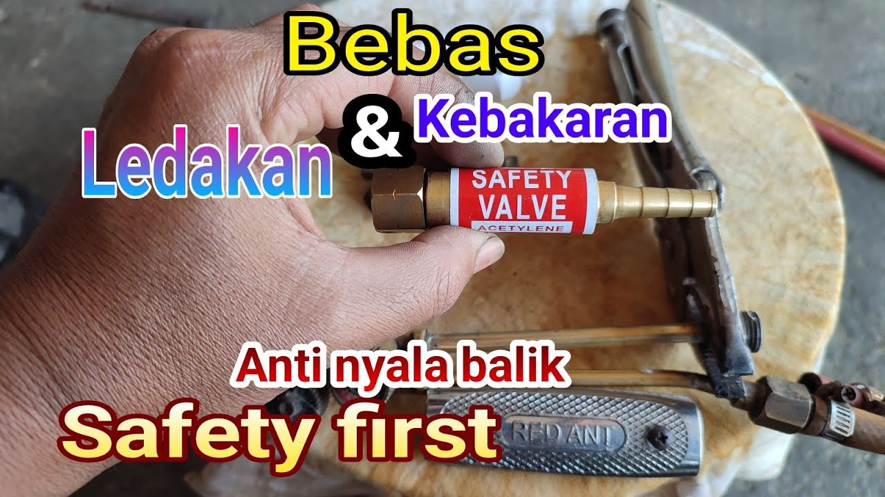 Flashback las karbit ( acetylene )