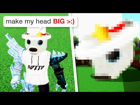 How BIG can my head get in Build a Boat?! - Liege North Shorts