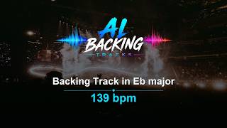 Hard Rock Jam Track in Eb major – 139 BPM (AI Backing Track)