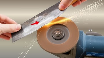How to sharpen a dull knife blade into a razor that many people do not know