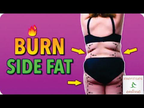 Burn Side Fat Fast   Love Handles, Outer Thighs   2 in 1 Workout/გვერდებზე ცხიმის წვა სწრაფად   იდ
