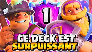 CE DECK MINEUR EST VRAIMENT *SURPUISSANT* SUR CLASH ROYALE !