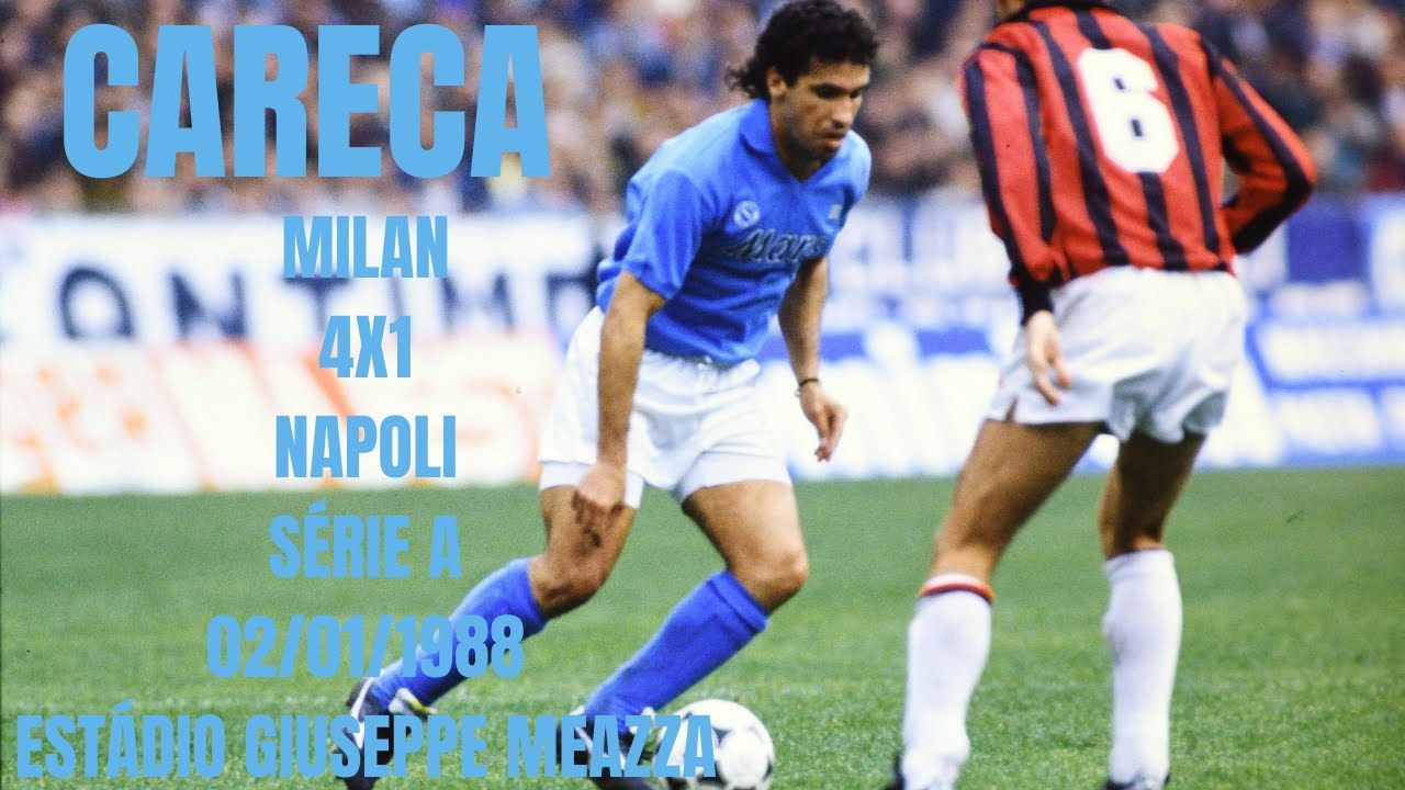 Gazzetta Dello Sport - 1er Février 1988 - Napoli-Milan - Maradona, Careca, Pavoni, Canins