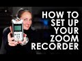 ZOOM H4N TUTORIAL - How to set up the Zoom H4N to record - Recording audio for film