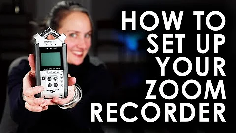 ZOOM H4N TUTORIAL - How to set up the Zoom H4N to record - Recording audio for film
