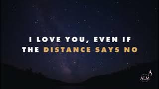 Distance Says No (Lyric Video)
