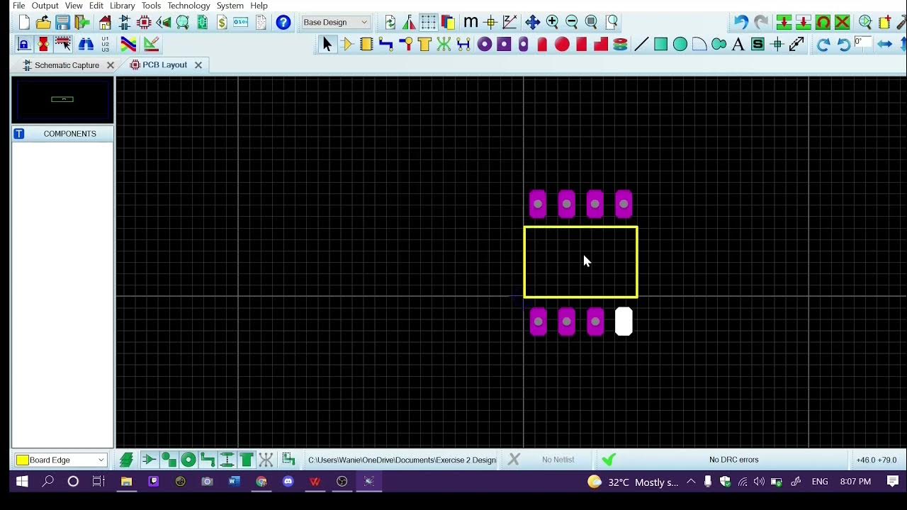 Designing Footprint Package proteus YouTube